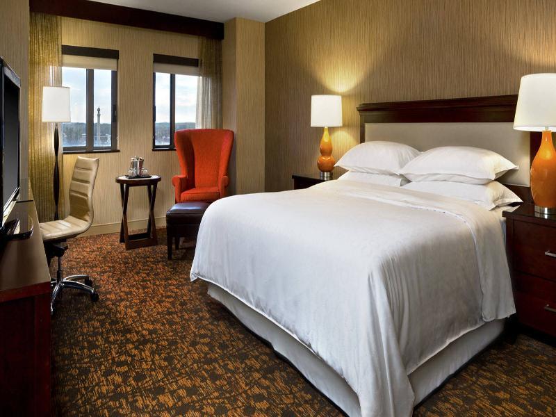 Sheraton Springfield Monarch Place Hotel Esterno foto