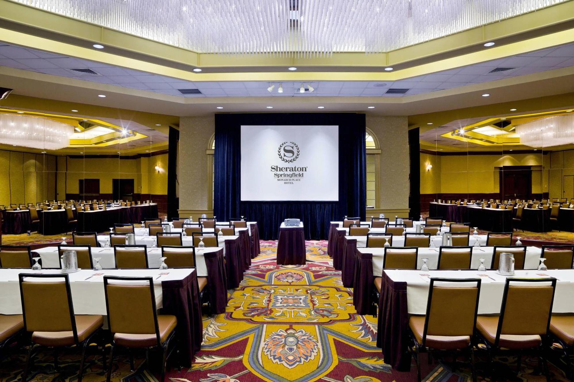 Sheraton Springfield Monarch Place Hotel Esterno foto