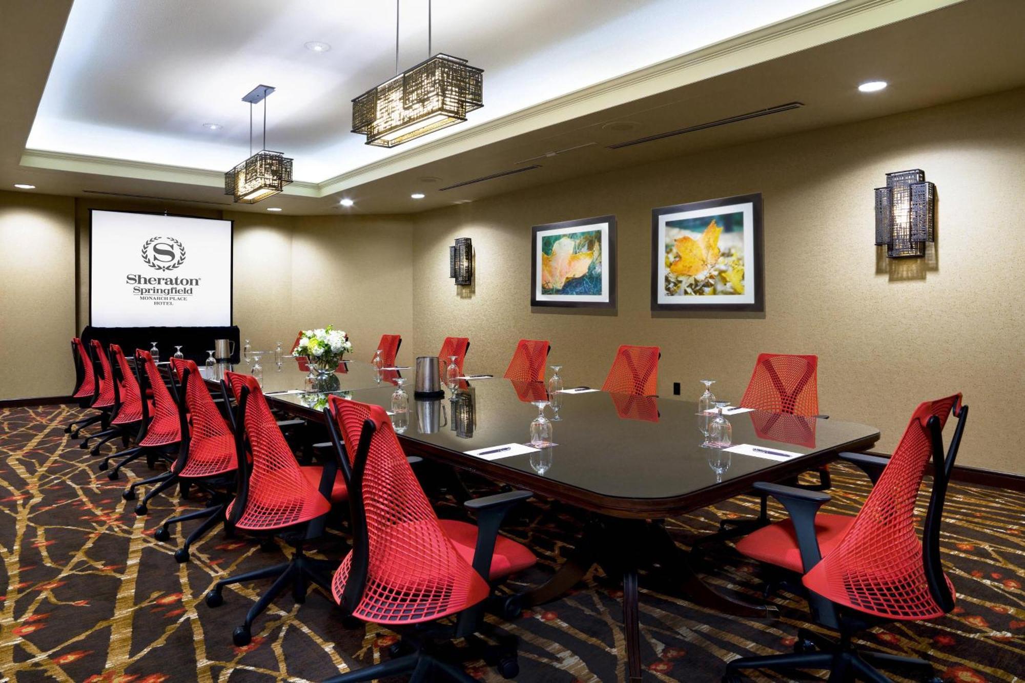 Sheraton Springfield Monarch Place Hotel Esterno foto